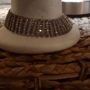 Rhinestone choker